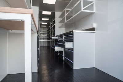 Workplace and storage space